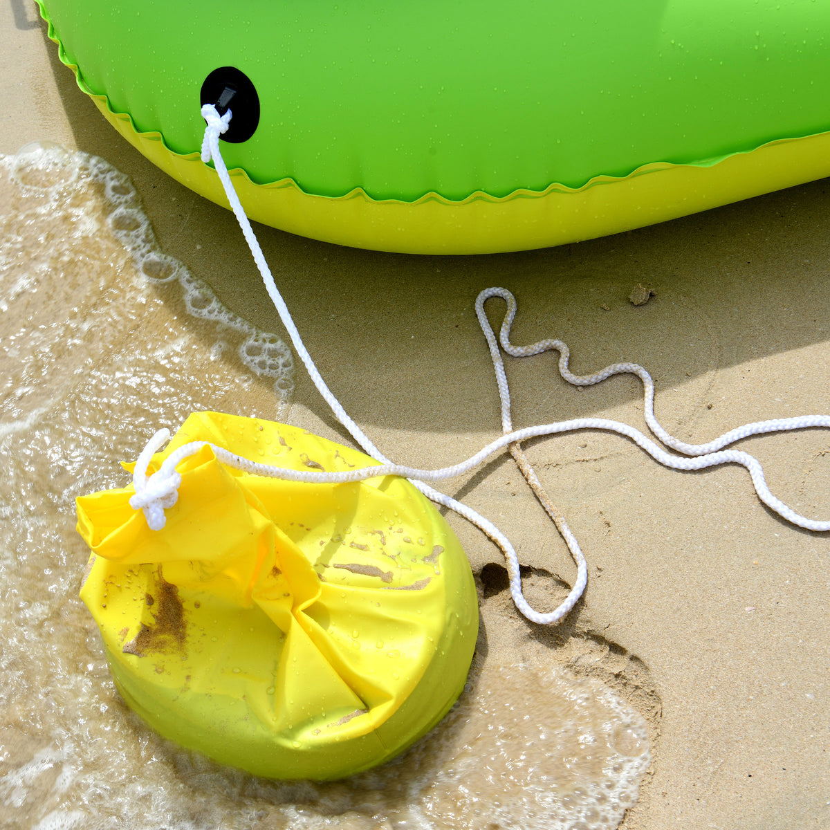 Inflatable Floating Island Lounge Raft with Cup Holders and Coolers - 4 Person G995930