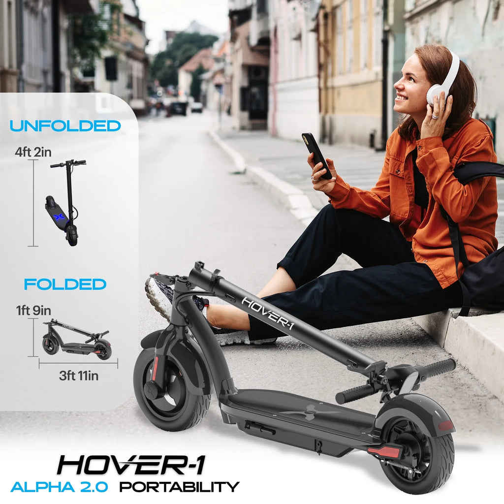 Black Self Balancing Electric Scooter U11786