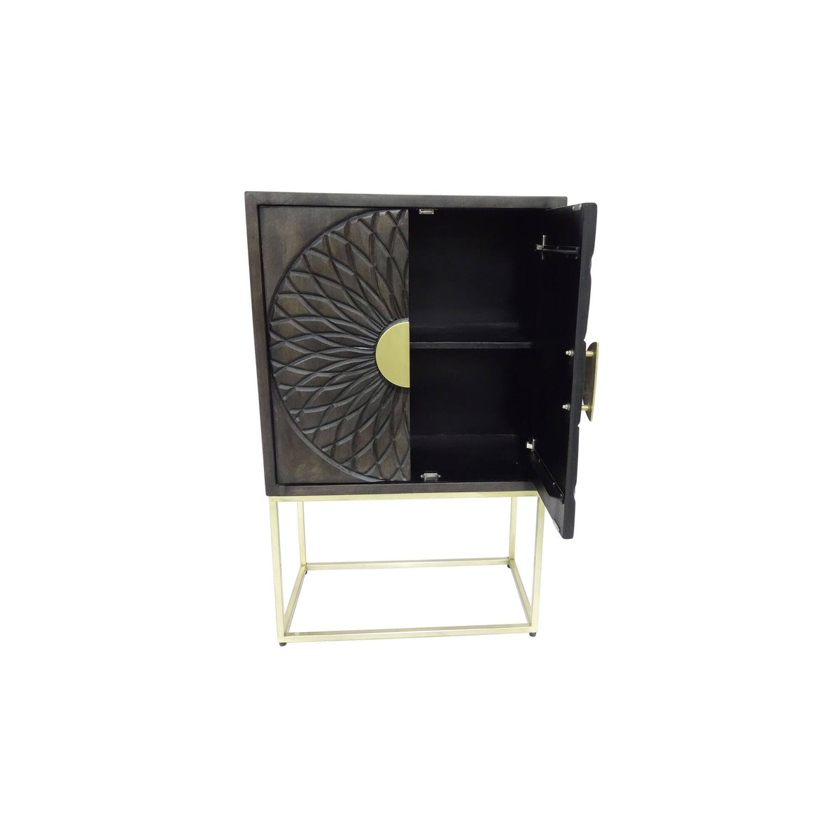 Solid Mango Wood Cabinet W880552