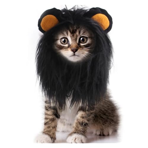 Cat Lion Mane Wig Hat Costume Q689612