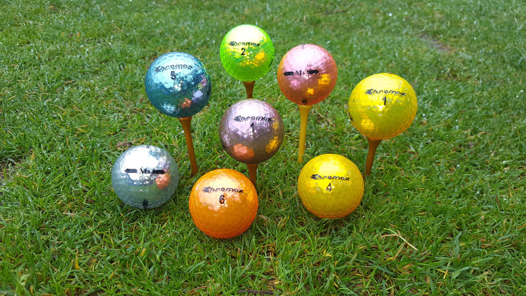Assorted Colors 6 Pack Golf Balls L4768
