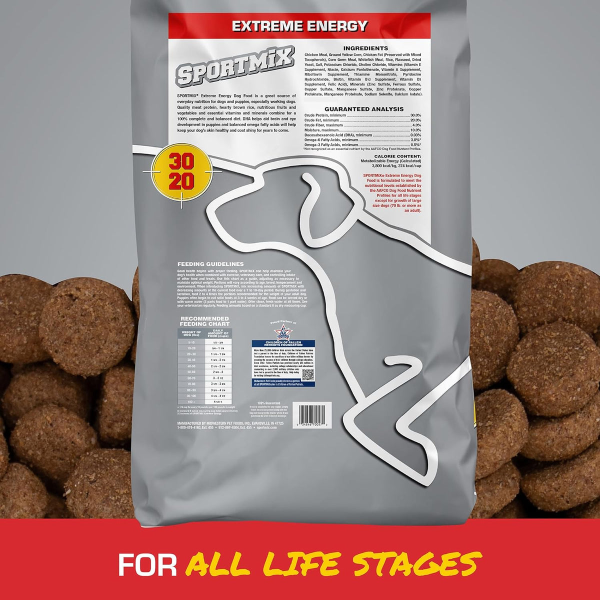 Extreme Energy Dry Dog Food F329