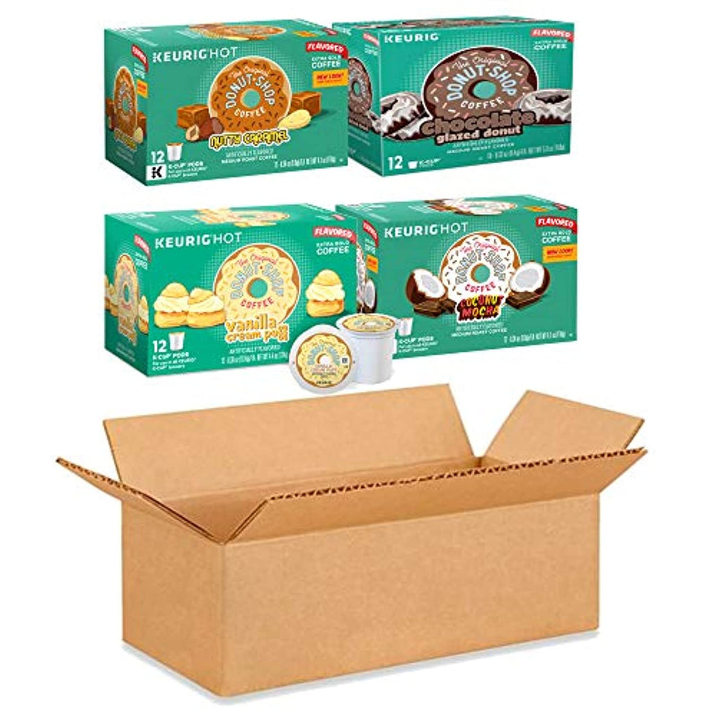 Variety Pack Coffee Pods, Set of 4 Flavors, 48 Ct Total J2080
