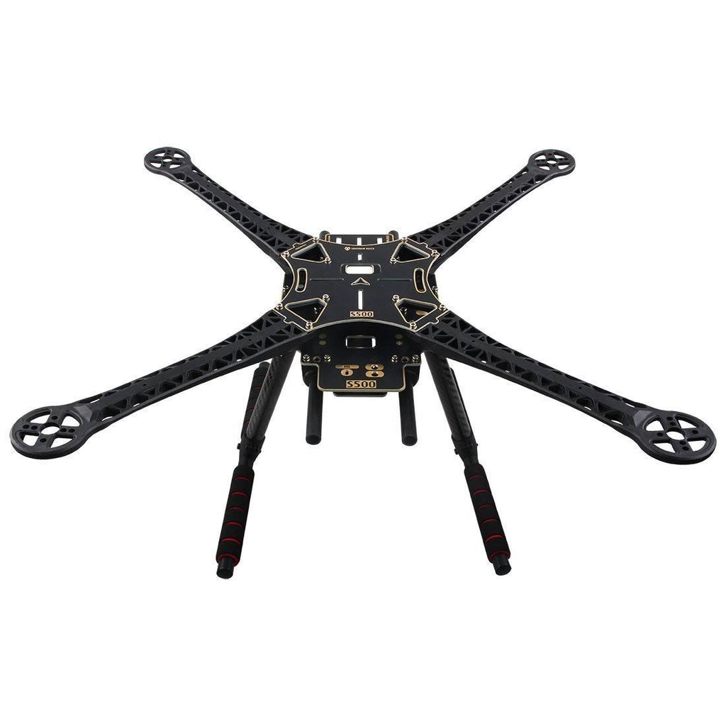 Quadcopter Fuselage Frame Kit PCB Version with Carbon Fiber Landing Gear Skid E65820