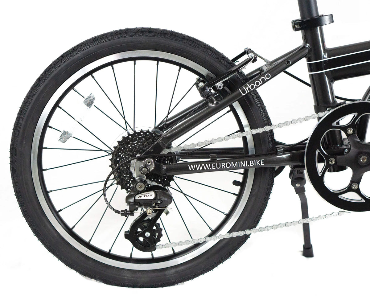 Dark Gray 20" Wheel 7-Speed Aluminum Alloy Folding Bike Y48678
