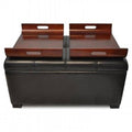 Espresso Storage Ottoman with Trays K521636
