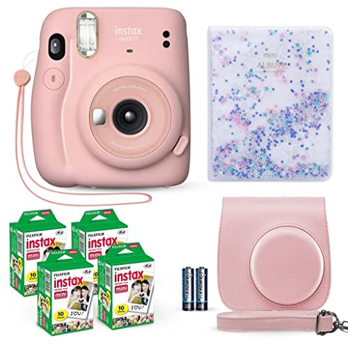 Ice White Instant Camera with Film and Accessories Bundle A63013
