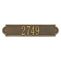 Antique Brass Wall Plaque V656
