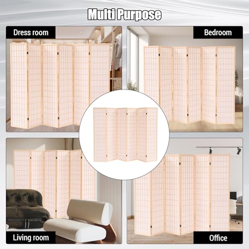 4 Panel Wooden Room Divider Screen Q391346