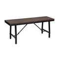 Oak & Black Bench B74979
