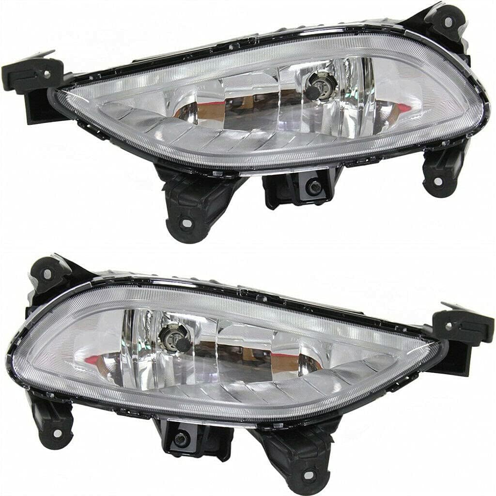 Fog Light Assembly Driver & Passenger Side Pair/Set W172926