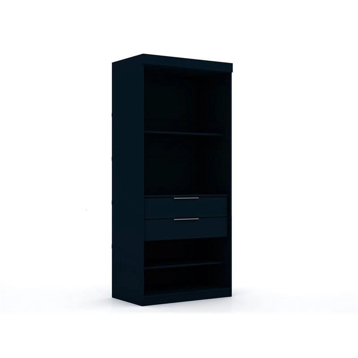 Blue Wood Sectional Corner Wardrobe Closet B131