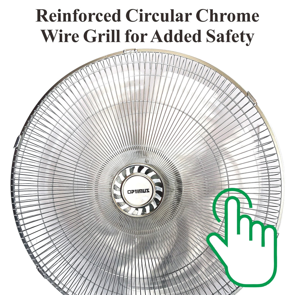 18 Inch 3 Speed Oscillating Wall Mount Fan E4805