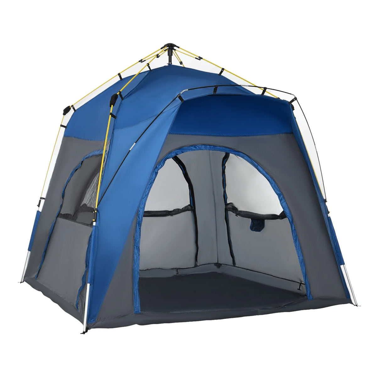 4 Person Pop Up Tent with Windows and Doors L879721