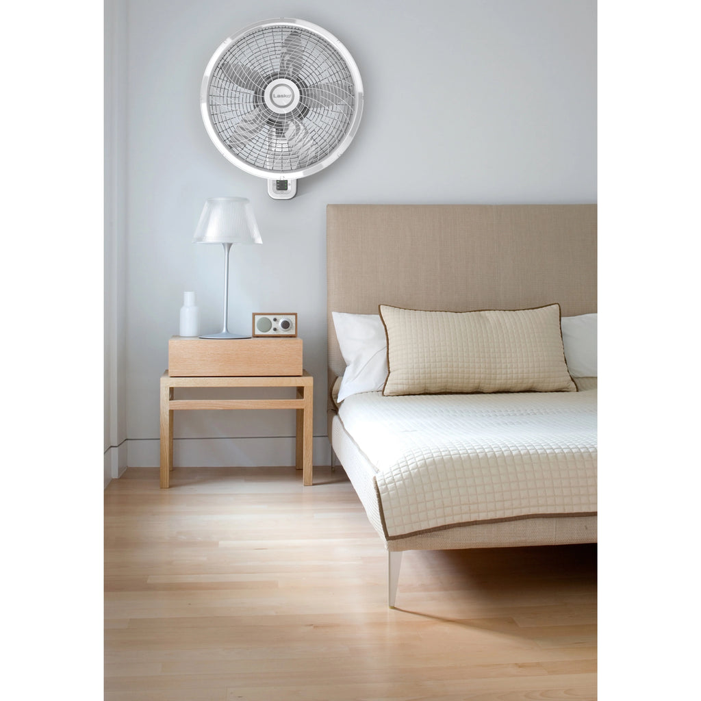 18 Oscillating Wall-Mount Fan with Remote Control D75296