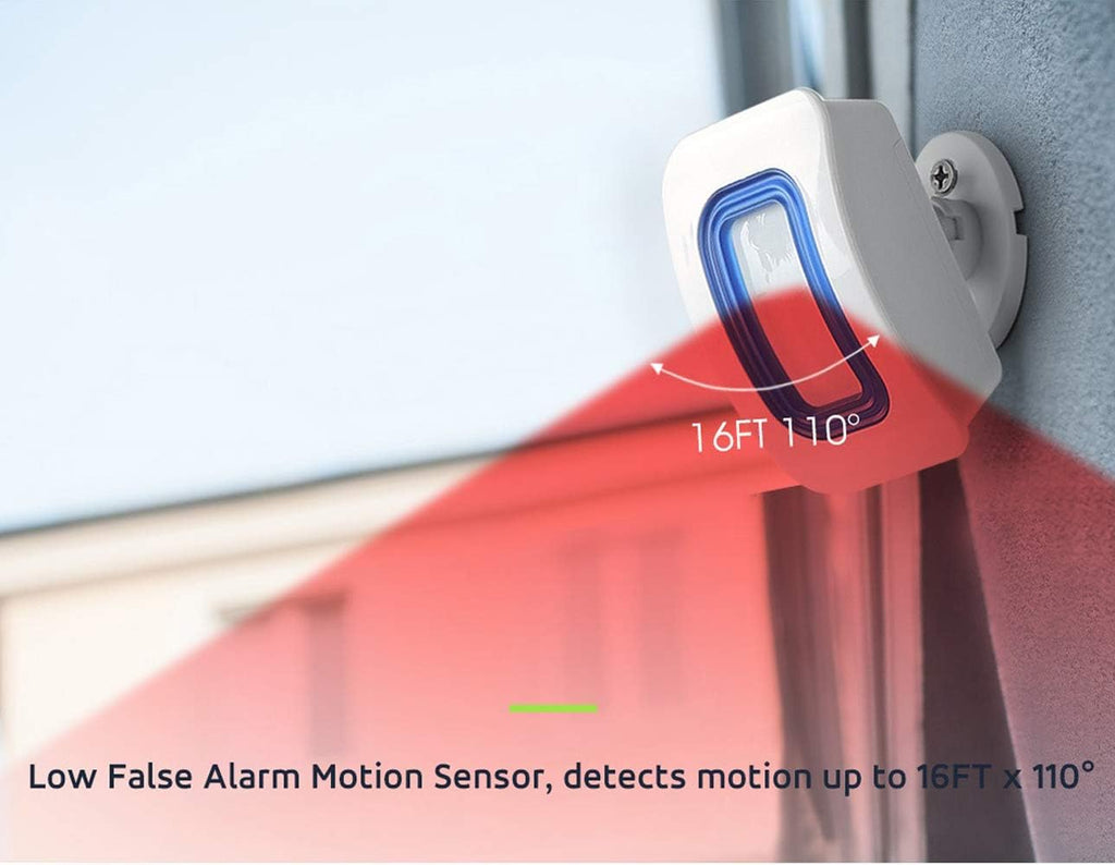 Wireless Motion Sensor Alert Alarm with 3 Receiver 2 Monitor Motion M6173