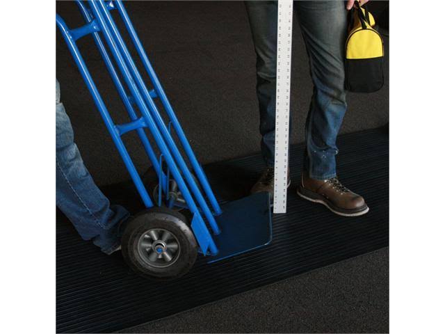 Black Composite Rib Rubber Floor Mat K447263