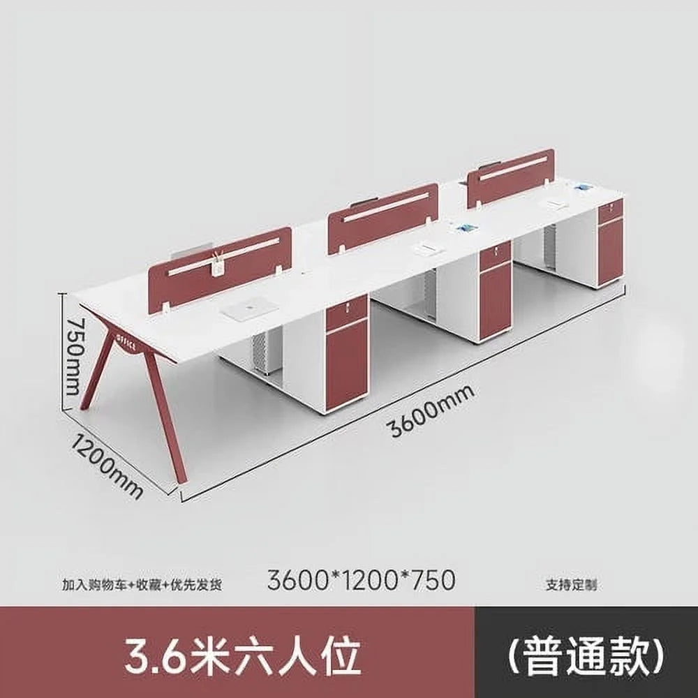 Wooden Executive Desk with Drawers O4845