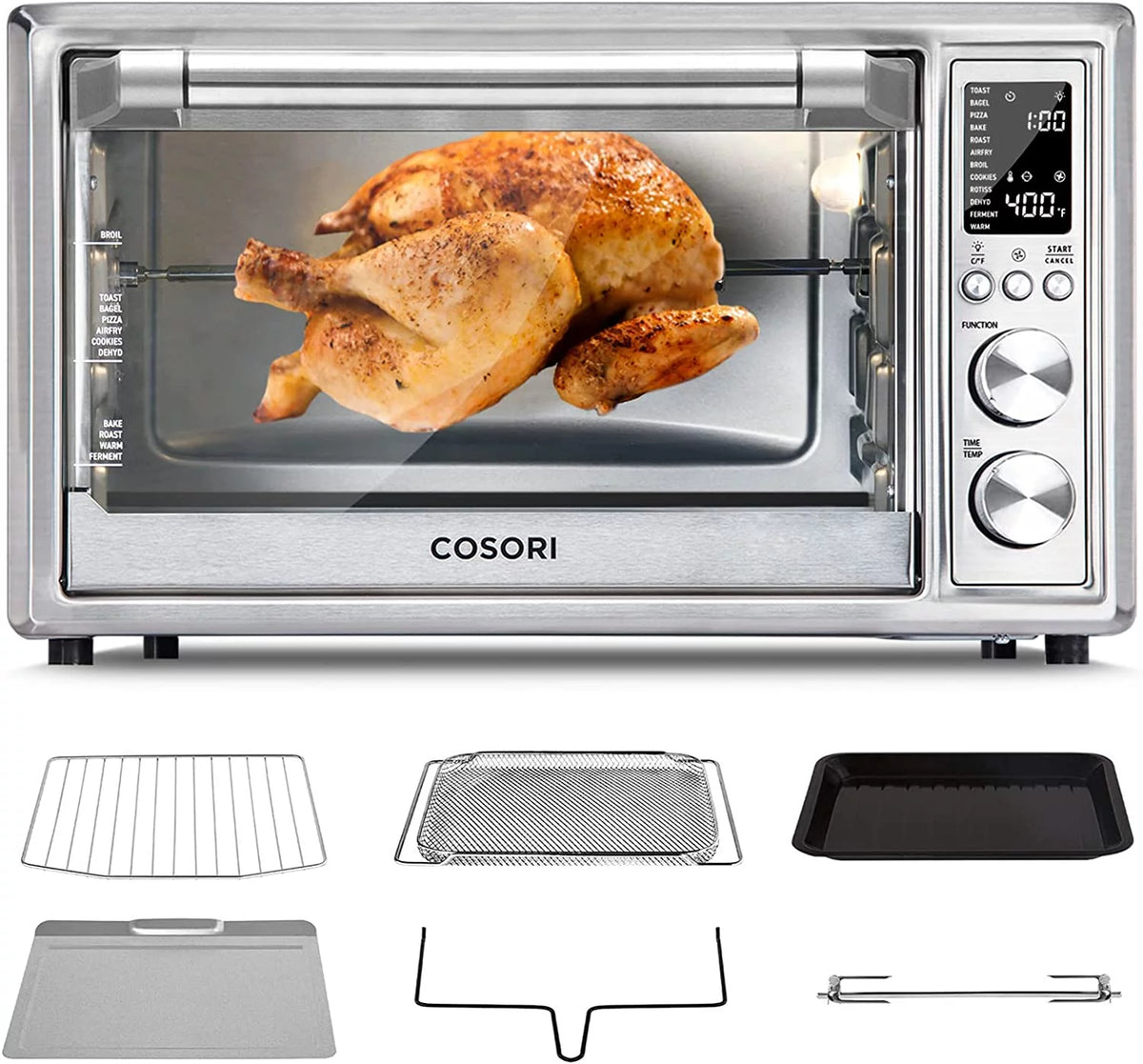 12-in-1 Convection Air Fryer Toaster Oven E388