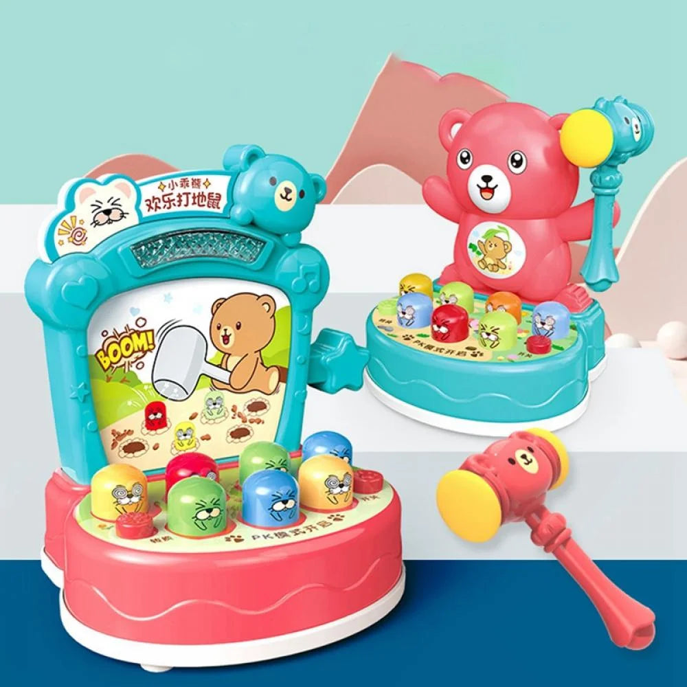 Whack A Mole Toy with 2 Soft Hammers C25560