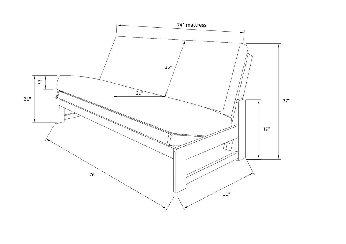 Mocha Futon Y583