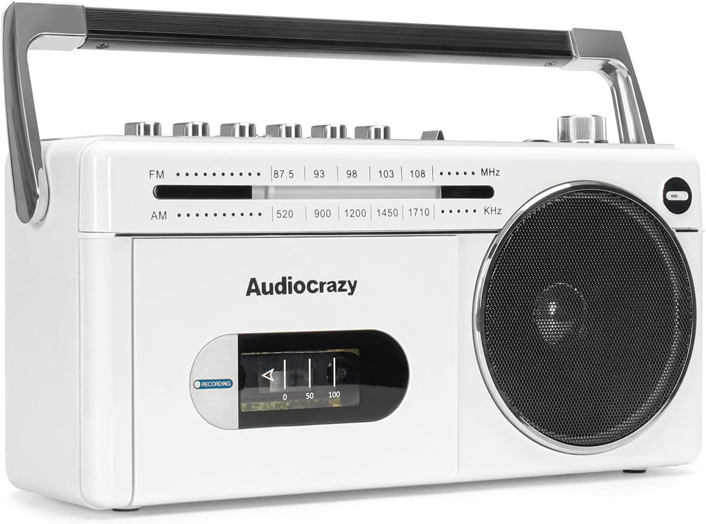 Portable Cassette Player Recorder AM FM Radio Boombox with Speaker U68728
