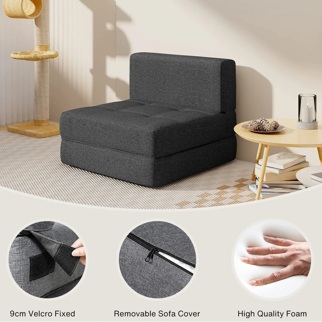 Light Gray Sleeper Sofa Bed M160597