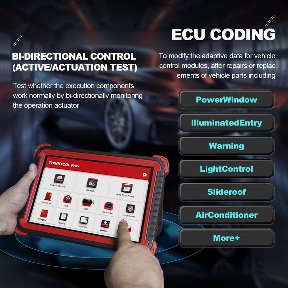 Bi-Directional Full Systems Diagnostic Scan Tool with 31+ Reset Functions W97235