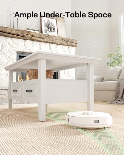 Natural Oak Lift Top Coffee Table with Storage M38485