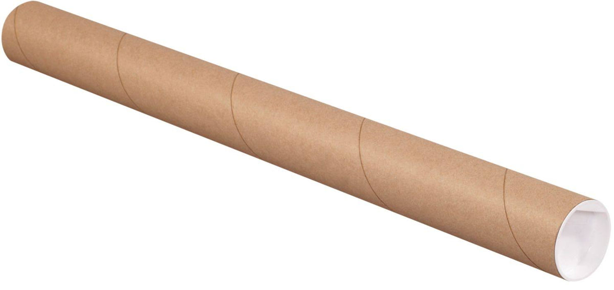 24 Pack Brown Kraft Mailing Tubes G352611