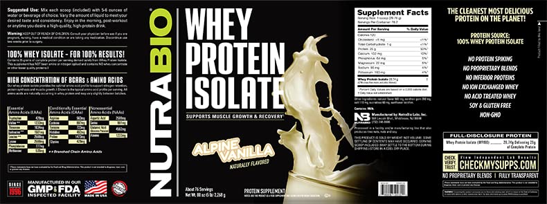 Dutch Chocolate Whey Protein Isolate 2 Lbs N948