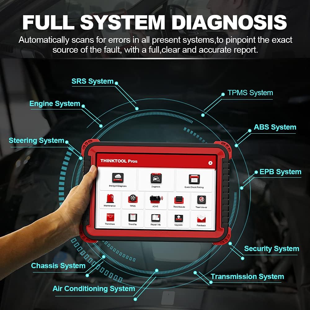 Bi-Directional Full Systems Diagnostic Scan Tool with 31+ Reset Functions W97235