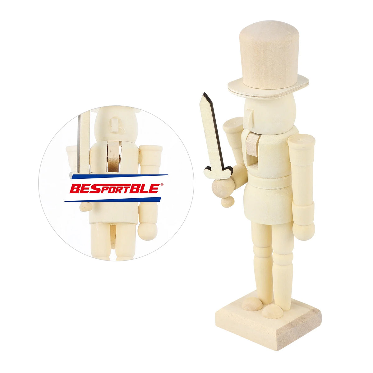 Unfinished Wooden Nutcracker Doll N901702