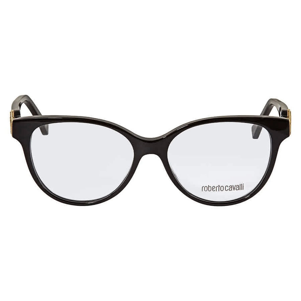 Shiny Black Oval Eyeglasses M1119