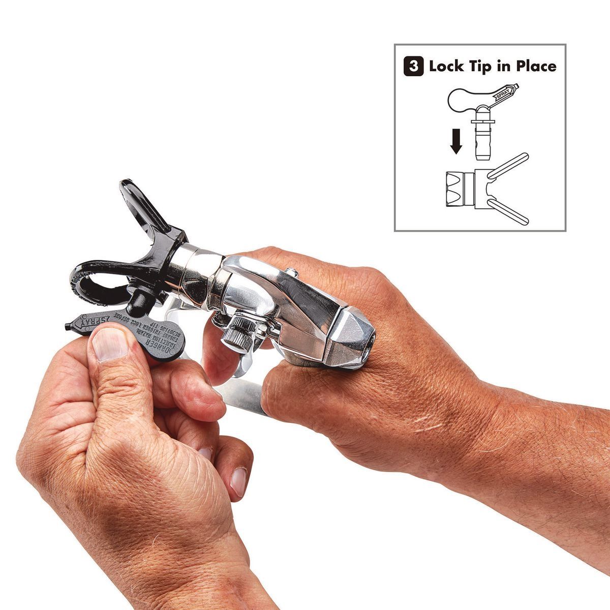 Reversible Airless Paint Spray Tip P3441