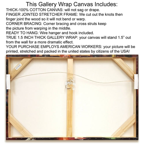 21x22 x 32x22 Giclee on Gallery Wrap Canvas N2858