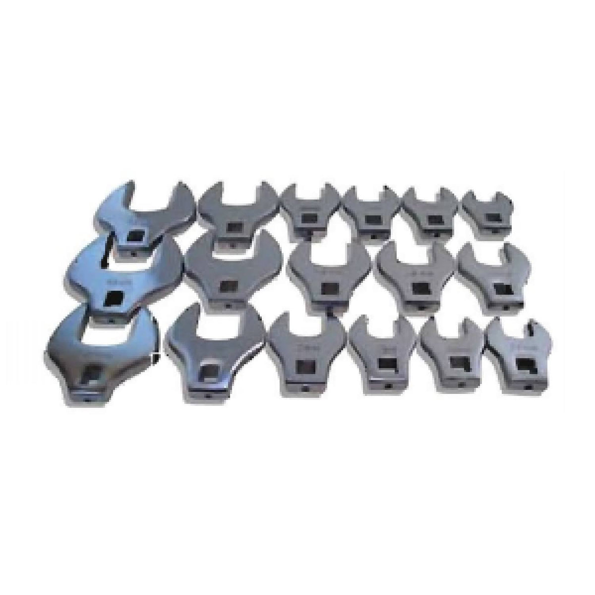 17-Piece 1/2 in. Drive Metric Crowfoot Wrench Set U328