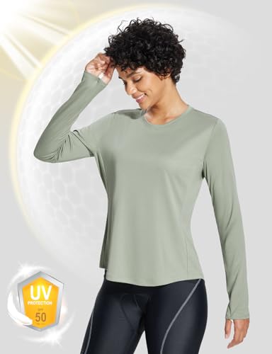 Women Long Sleeve UV Protection SPF Tops UPF 50+ Pocket Shirt W9966