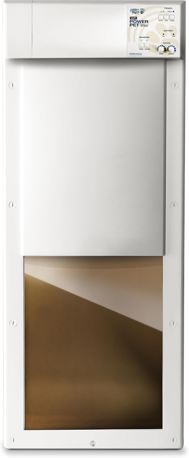Electronic Pet Door with Ultrasonic Collar and Smart Phone App S39283