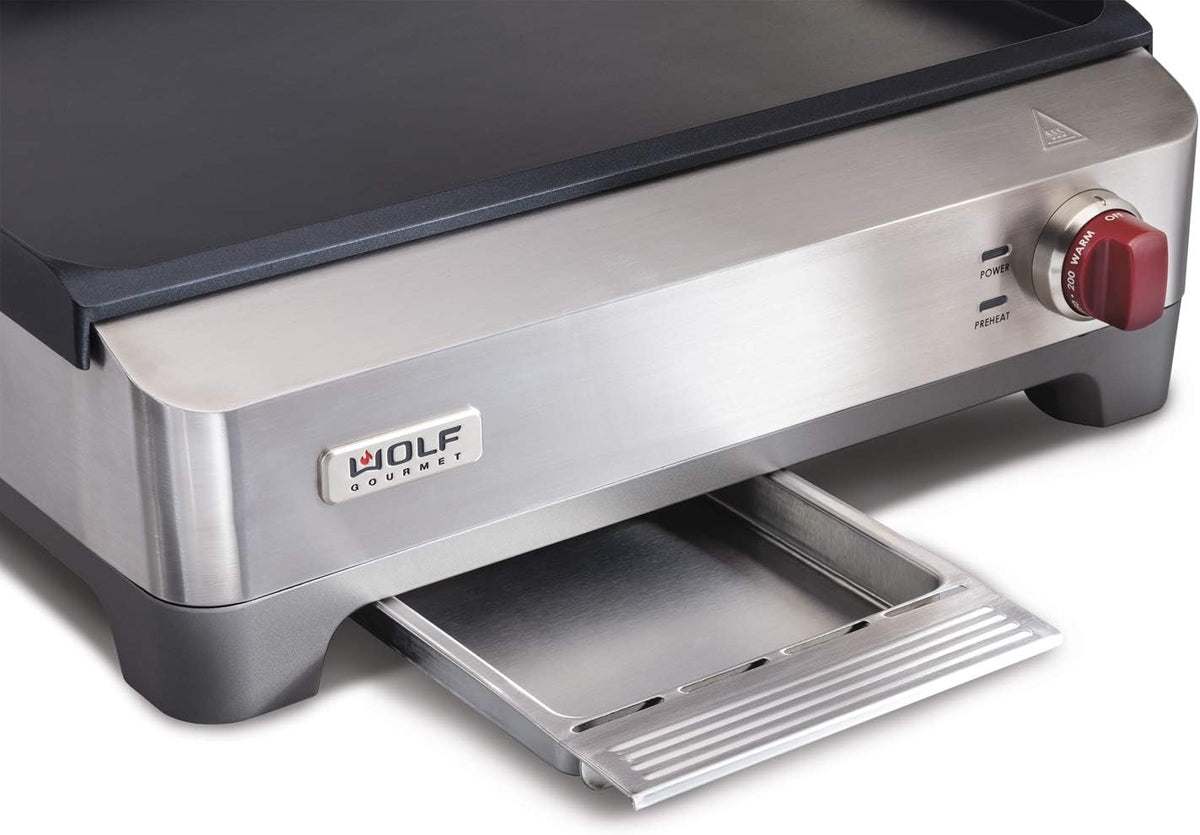 Nonstick Electric Griddle with Stainless Steel N437
