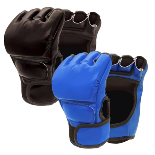 2 Pairs Leather Boxing Gloves O805