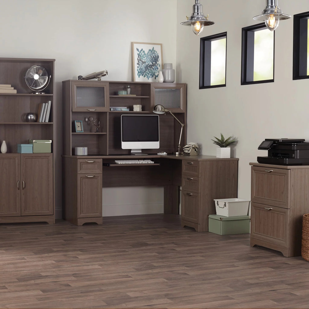 Gray L-Shape Corner Desk M894