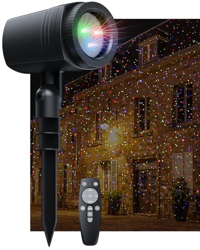 RGB Laser Light Projector with RF Remote and Timer W48247