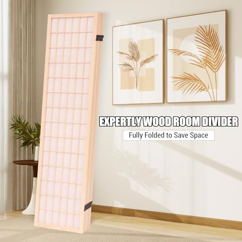 4 Panel Wooden Room Divider Screen Q391346