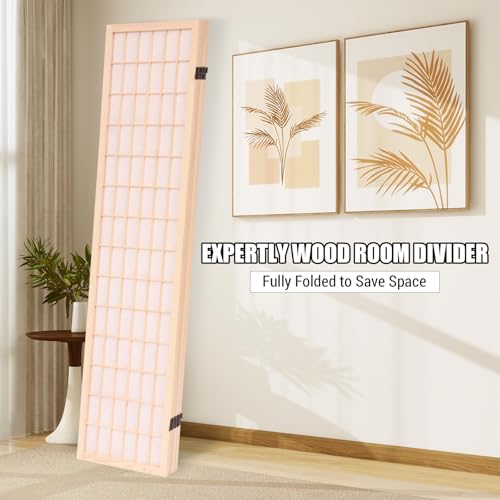 4 Panel Wooden Room Divider Screen Q391346
