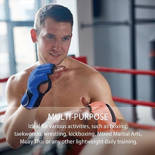 2 Pairs Leather Boxing Gloves O805