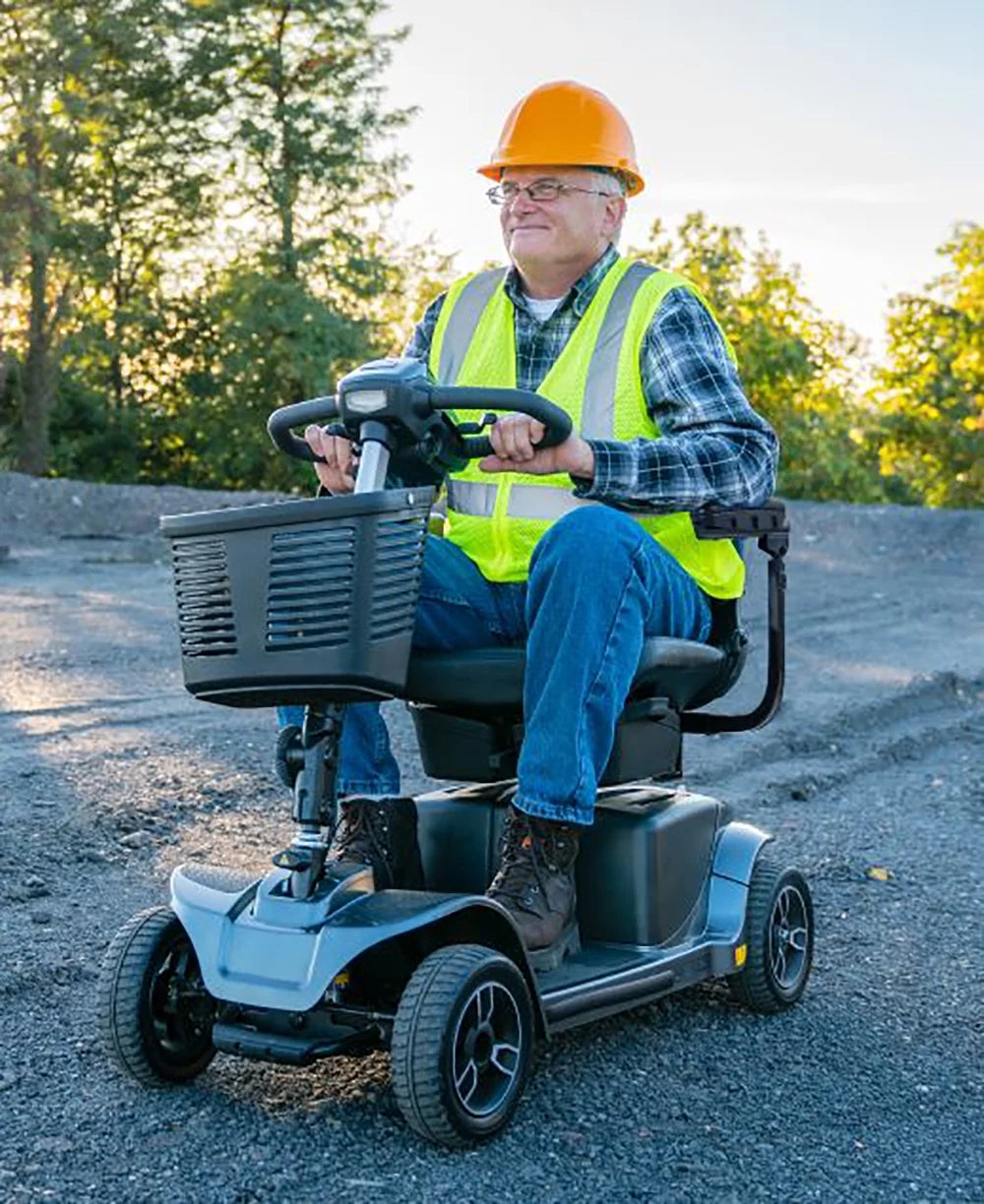 Blue 4-Wheel Scooter B6423