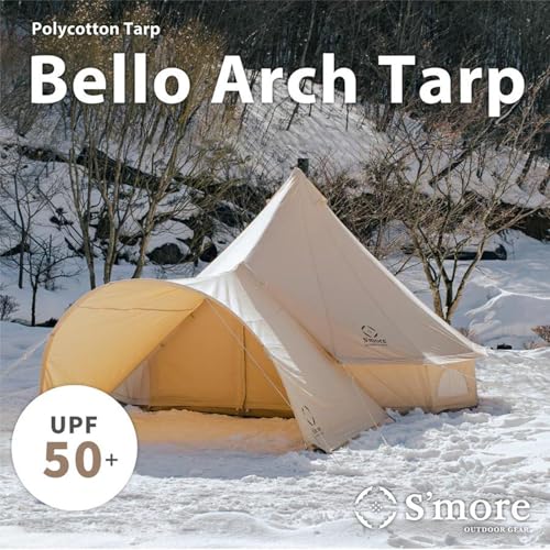 Canvas Bell Tent with Stove Jack, 4 Season, 10/13ft I689