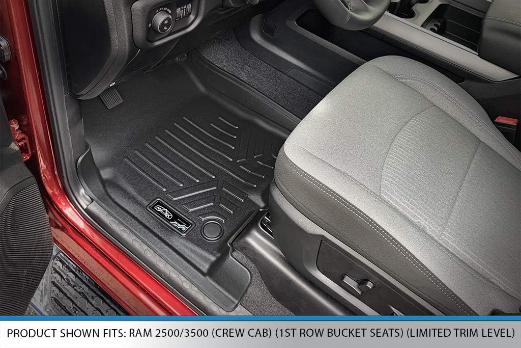 Custom 2 Row Black Floor Mats Liner Set E901060
