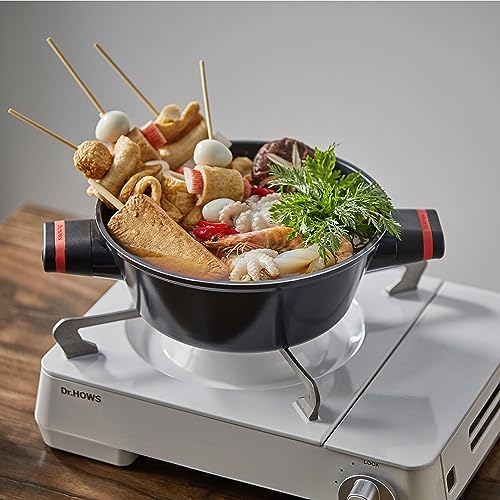 Cream Butane Portable Gas Stove with Carrying Case A681
